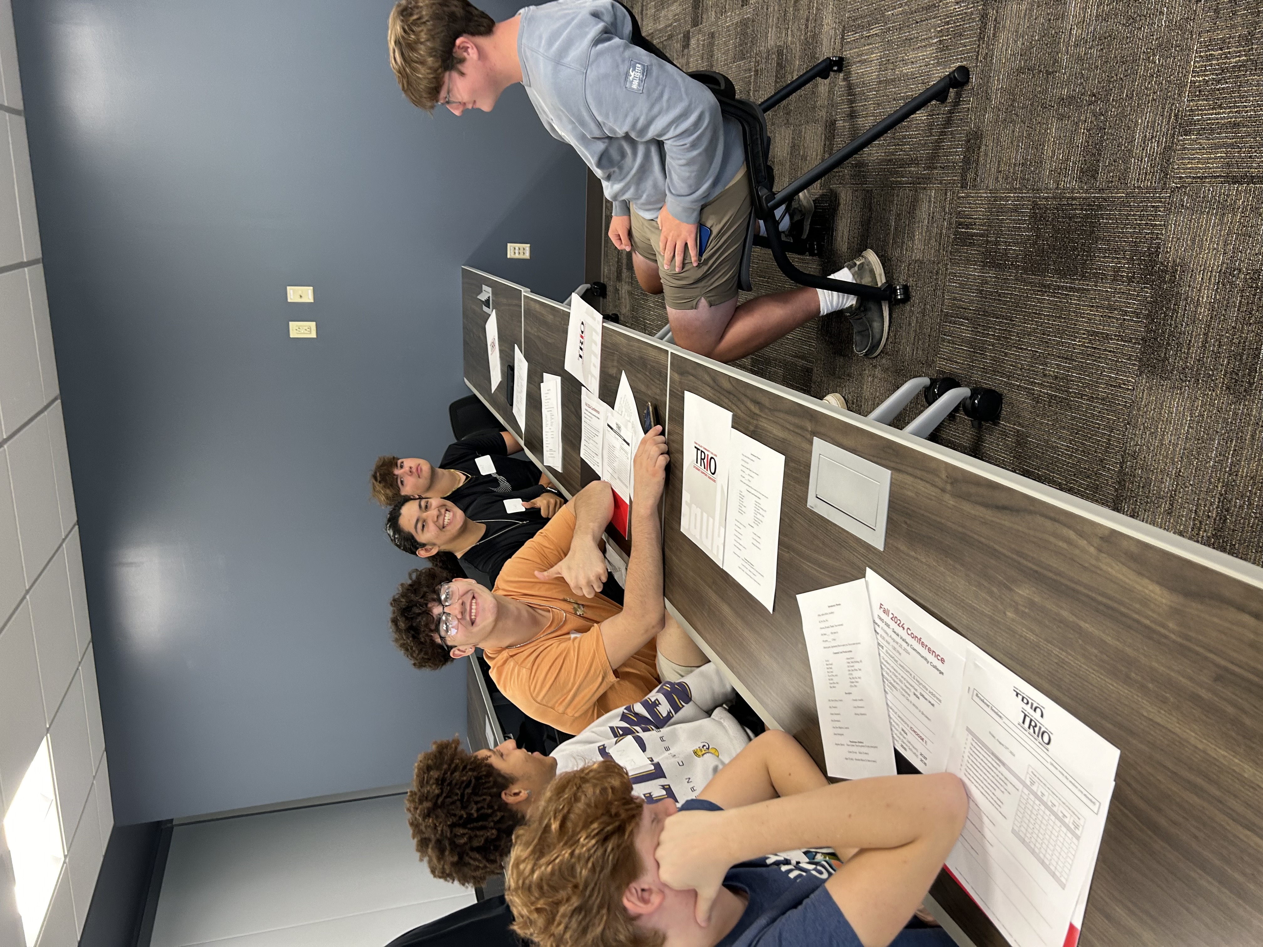 TRIO Students Connecting at 2024 Fall Conference