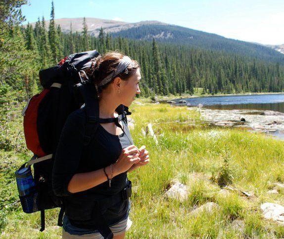 Rae Brunner on a Hike