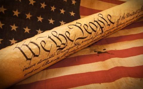 Decorative Image of the US Constitution