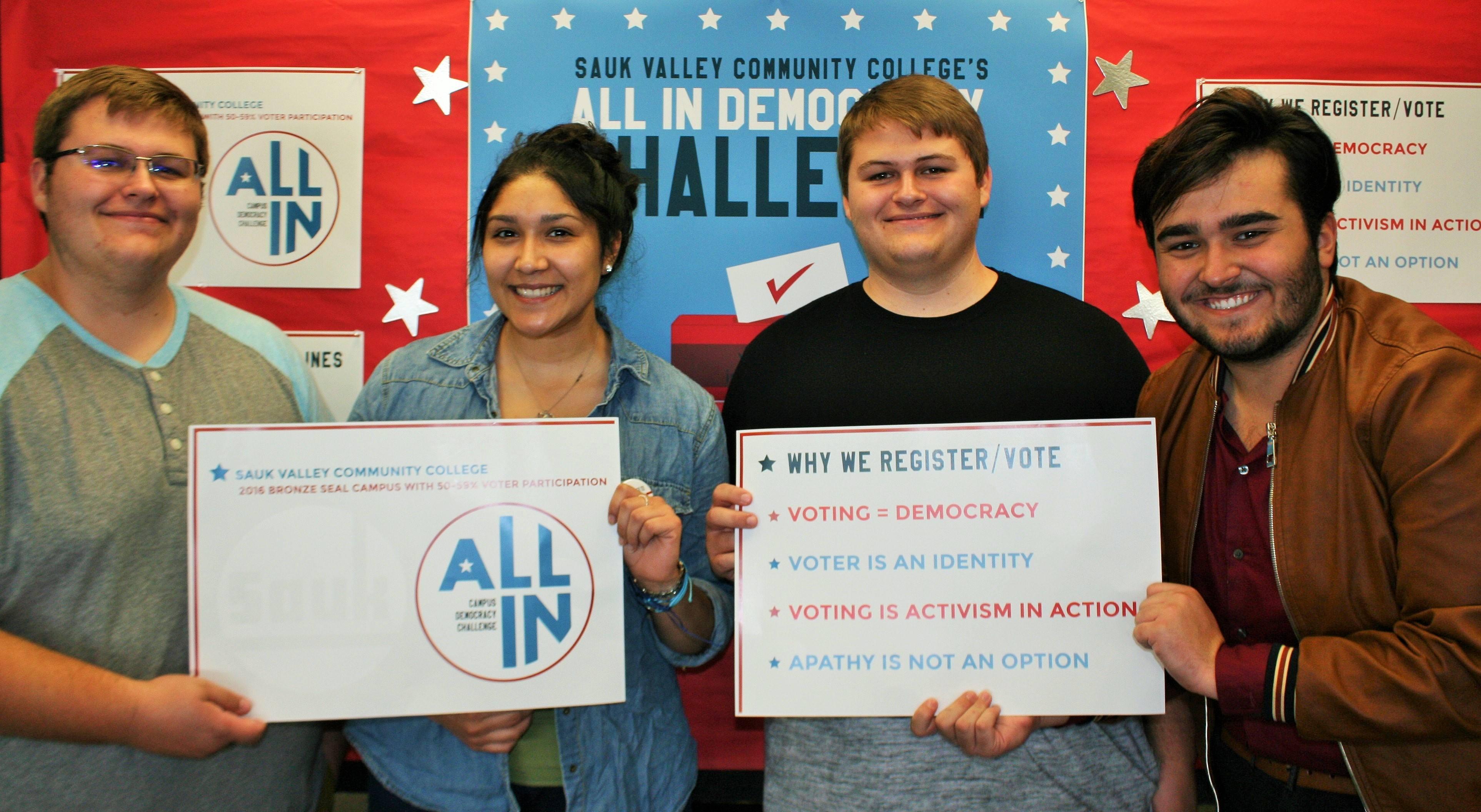 Group Shot of Students Involved in ALL-IN